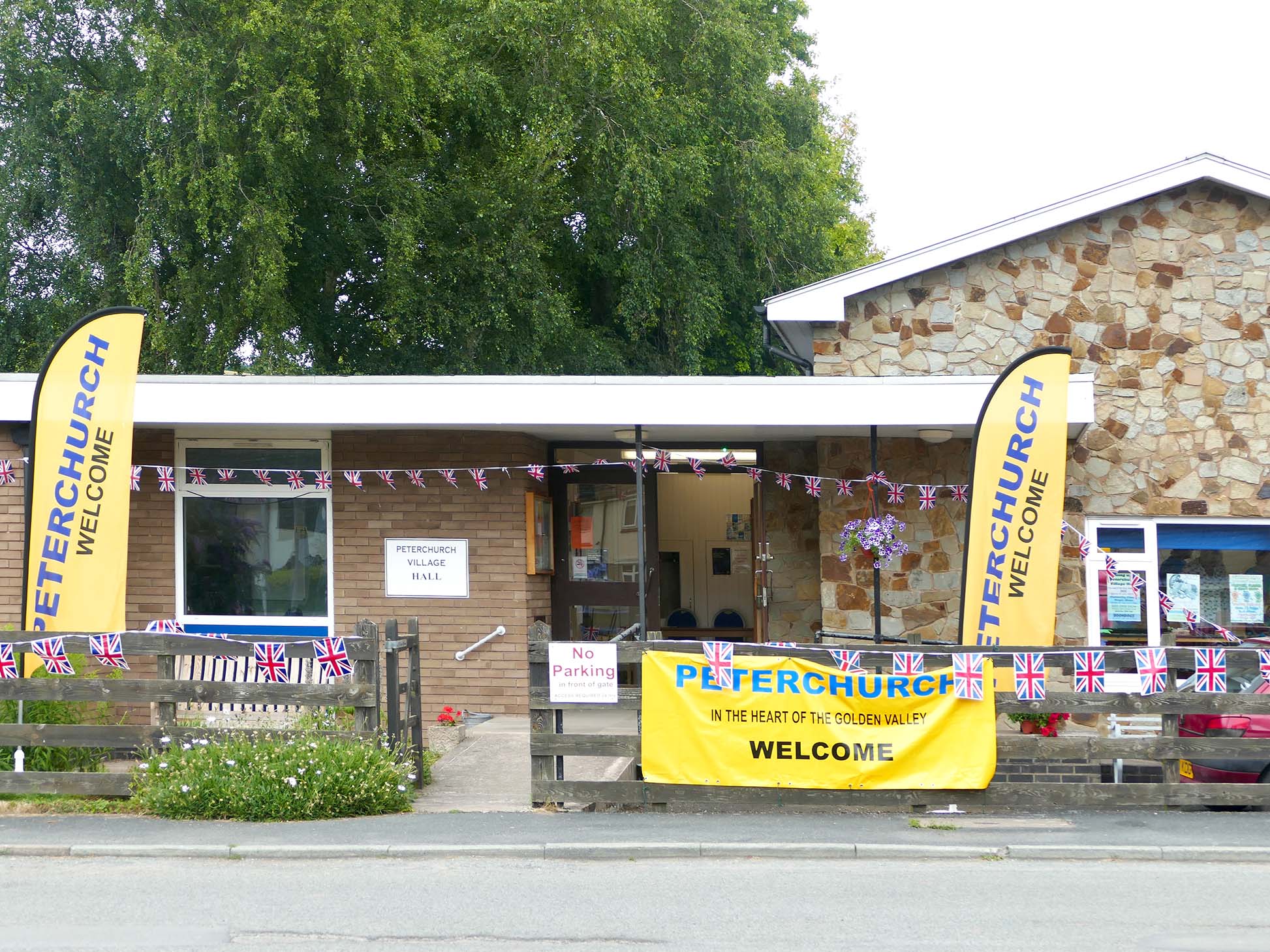 village hall front view